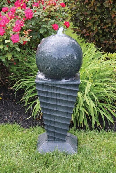 Contemporary Swirl Fountain 34" High